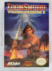 Box Front | Iron Sword Wizards and Warriors II NES