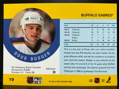 Back | Doug Bodger Hockey Cards 1990 Pro Set