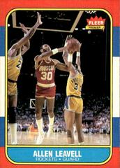 Allen Leavell Basketball Cards 1986 Fleer Prices