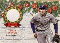 Corey Seager [Blue Metallic] #WRC-CS Baseball Cards 2022 Topps Holiday Relics Prices