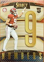 Bryce Young #SN-BY Football Cards 2023 Panini Select Draft Picks Numbers Prices