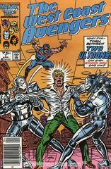The West Coast Avengers [Newsstand] #7 (1986) Comic Books West Coast Avengers Prices
