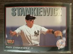 Andy Stankiewicz #101 Baseball Cards 1993 Panini Donruss Triple Play Prices
