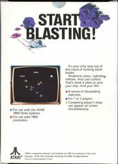 Asteroids - Back | Asteroids Atari 7800