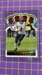 Ja'Marr Chase [Gold] #CR-24 Football Cards 2021 Panini Chronicles Crown Royale Prices