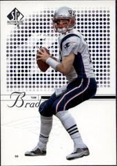 Tom Brady Football Cards 2002 SP Authentic Prices