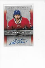 Josh Anderson #AF-JA Hockey Cards 2021 Upper Deck Artifacts Auto Facts Prices
