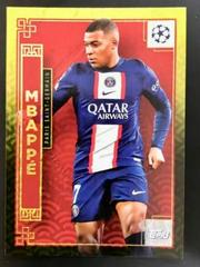 Kylian Mbappe [Yellow] #NY-4 Soccer Cards 2022 Topps UEFA Club Competitions Jade Chinese New Year Prices