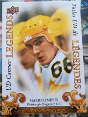 Mario Lemieux Hockey Cards 2023 Upper Deck Tim Hortons Legends UD Canvas Legends Prices