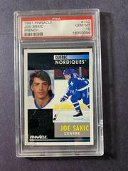 Joe Sakic [French] Hockey Cards 1991 Pinnacle Prices