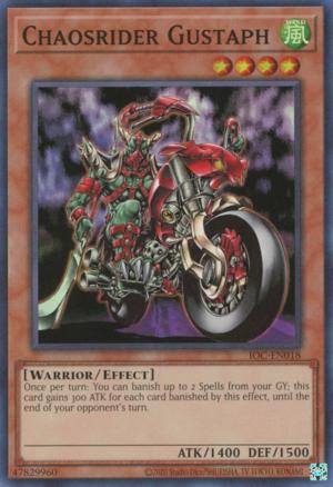 Chaosrider Gustaph IOC-EN018 YuGiOh Invasion of Chaos: 25th Anniversary