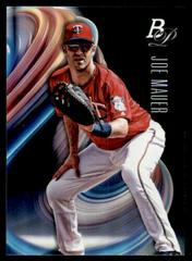 Joe Mauer [Orange] #18 Baseball Cards 2018 Bowman Platinum Prices