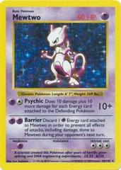 Mewtwo [Shadowless] #10 Pokemon Base Set Prices