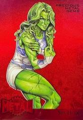 She-Hulk [Red] #32 Marvel 2015 Fleer Retro Metal Prices
