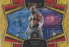 Apollo Crews [Gold Wave] #28 Wrestling Cards 2023 Panini Select WWE Snapshots Prices