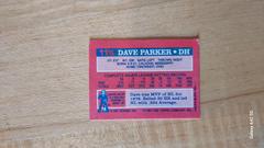 Back  | Dave Parker Baseball Cards 1991 Topps Cracker Jack Series 1