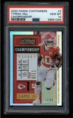 Tyreek Hill [Championship] Football Cards 2020 Panini Contenders Prices