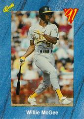 Willie McGee #T74 Baseball Cards 1991 Classic Prices