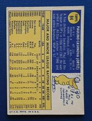 Back | Paul Casanova Baseball Cards 1970 Topps