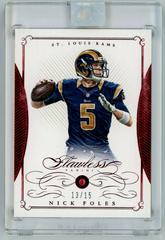Nick Foles Football Cards 2015 Panini Flawless Prices