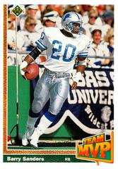 Barry Sanders #458 Football Cards 1991 Upper Deck Prices