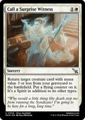 Call a Surprise Witness [Foil] #6 Magic Murders at Karlov Manor Prices