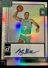Bryce McGowens #SS-BRY Basketball Cards 2022 Panini Donruss Signature Series Prices