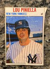 Lou Piniella [Hand Cut] #69 Baseball Cards 1979 Hostess Prices