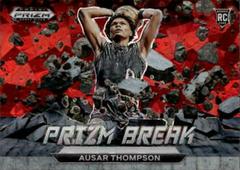 Ausar Thompson [Red Ice] #11 Basketball Cards 2023 Panini Prizm Draft Picks Break Prices