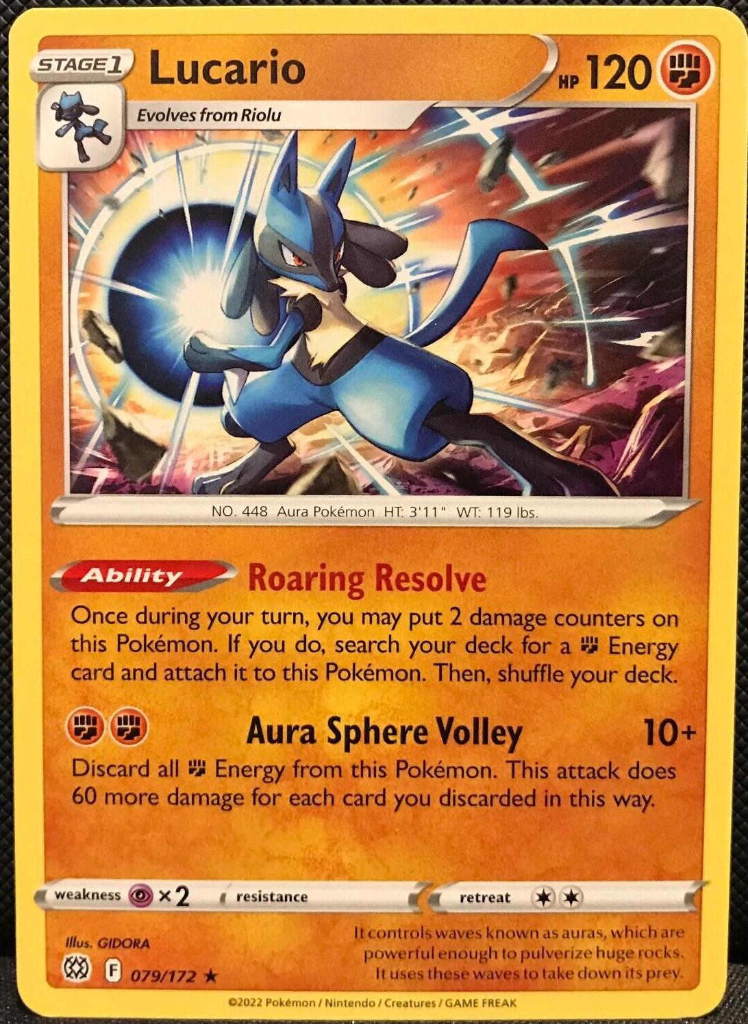 Lucario #79 Pokemon Brilliant Stars