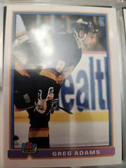 Greg Adams Hockey Cards 1991 Bowman Prices