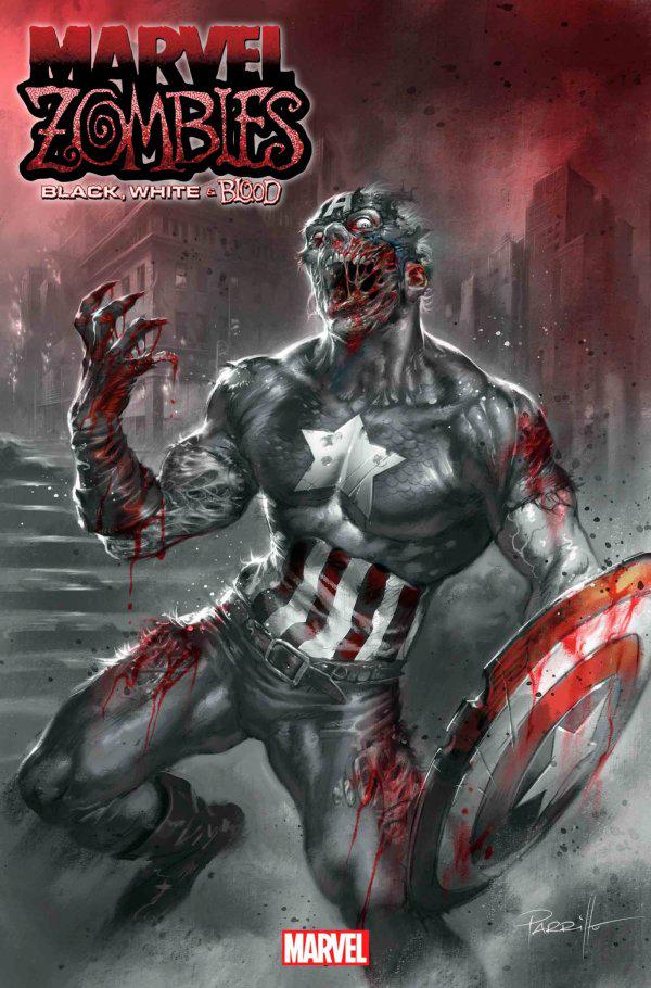 Marvel Zombies: Black, White & Blood [Parrillo] #2 (2023) Comic Books Marvel Zombies: Black, White & Blood