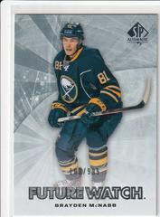 Brayden McNabb Hockey Cards 2011 SP Authentic Prices
