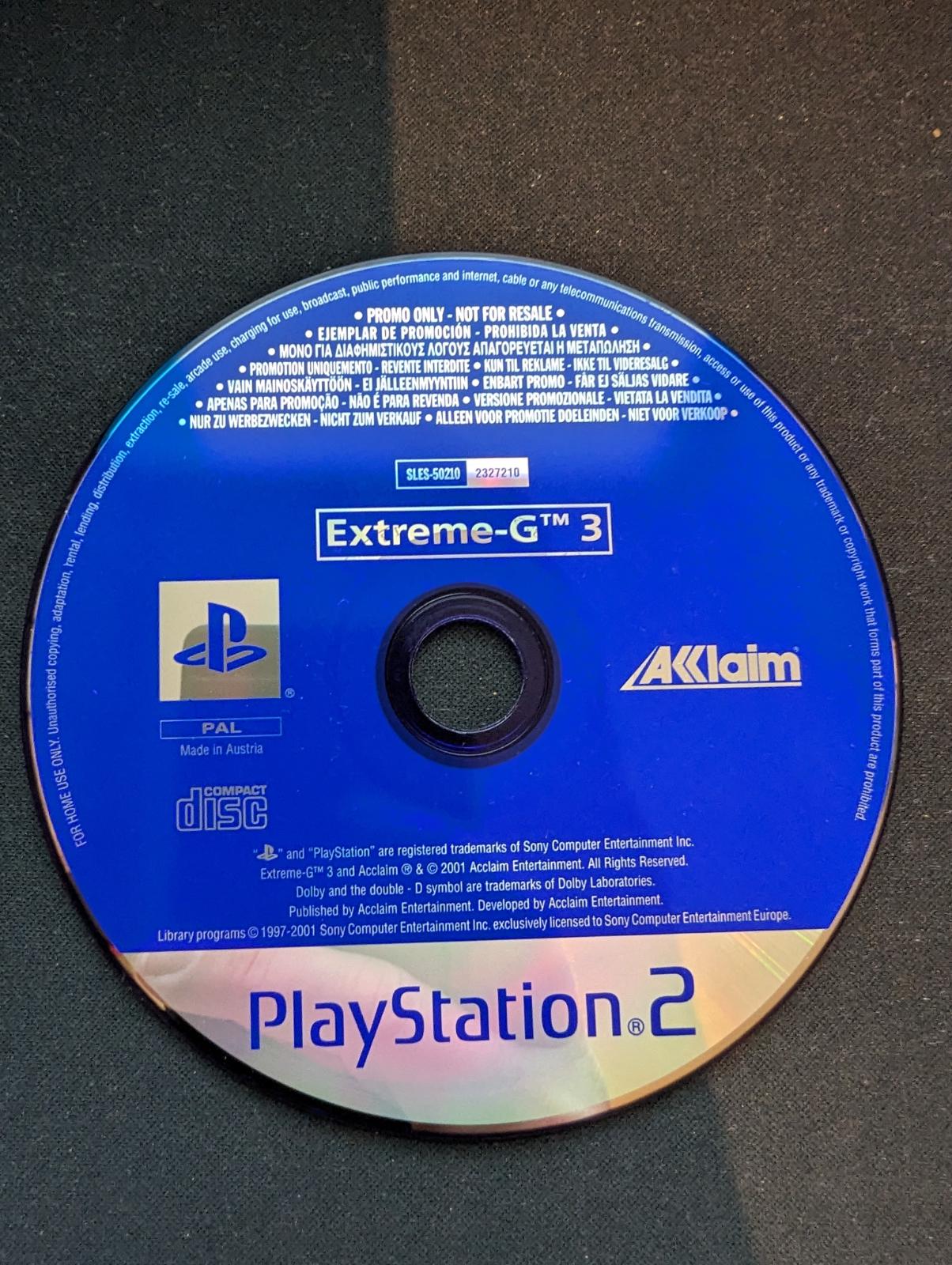ExtremeG 3 [Promo Not For Resale] Prices PAL Playstation 2 Compare