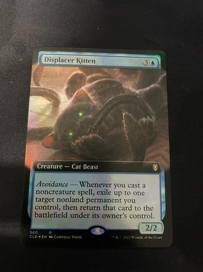 Displacer Kitten [Extended Art] | Ungraded | Magic Commander Legends ...