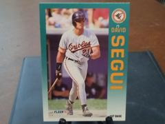 David Segui Baseball Cards 1992 Fleer Prices