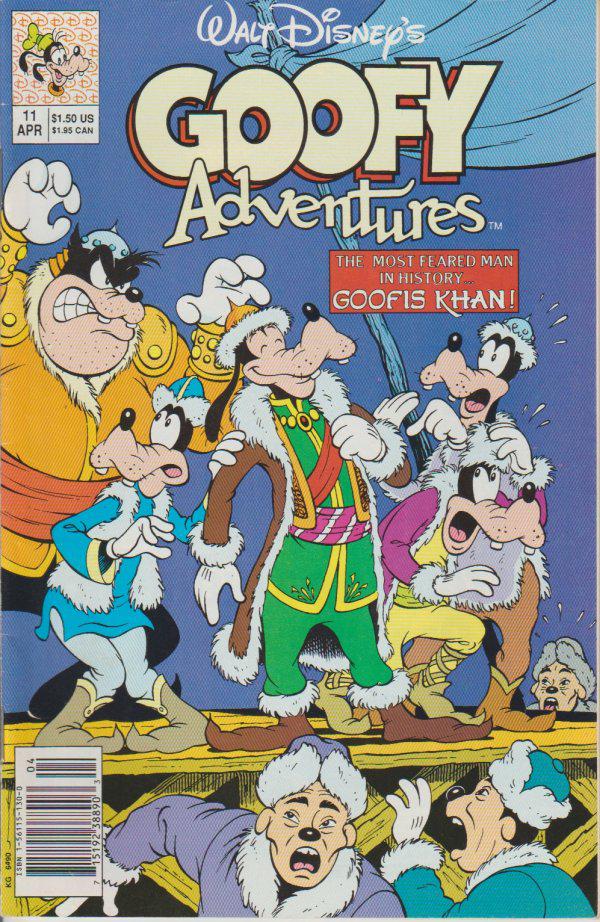 Goofy Adventures [Newsstand] #11 (1991) Comic Books Goofy Adventures