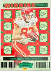 Travis Kelce [Emerald] Football Cards 2022 Panini Contenders Winning Ticket Prices
