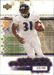 Jamal Lewis [Gold] #121 Football Cards 2003 Upper Deck Finite Prices