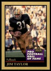Jim Taylor #136 Football Cards 1991 Enor Pro HOF Prices