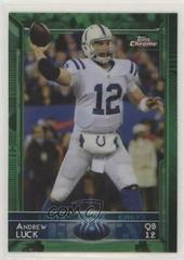 Andrew Luck [Green Refractor] #6 Football Cards 2015 Topps Chrome Prices