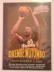 Dikembe Mutombo Basketball Cards 1997 Fleer Prices