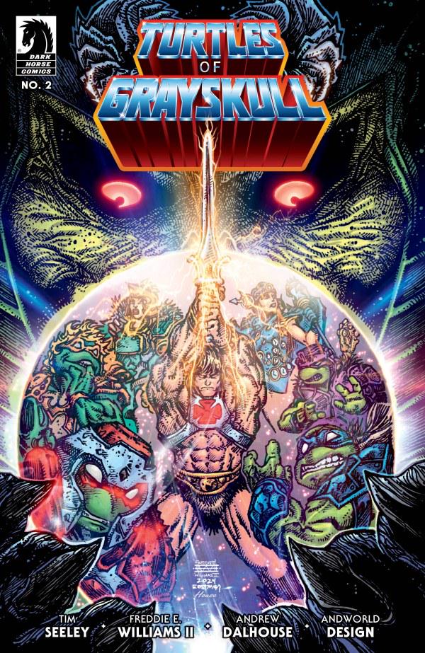 Masters of the Universe / Teenage Mutant Ninja Turtles: Turtles of Grayskull [Williams II] #2 (2024) Comic Books Masters of the Universe / Teenage Mutant Ninja Turtles: Turtles of Grayskull