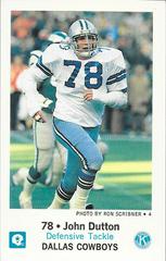 John Dutton Football Cards 1983 Cowboys Police Prices