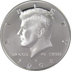 2008 S [SILVER PROOF] Coins Kennedy Half Dollar Prices
