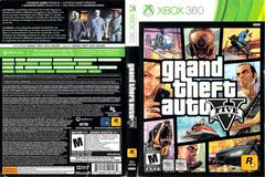 Grand Theft Auto V 5 Five XBOX 360 2-Disc Complete Manual Map Case Video  Game