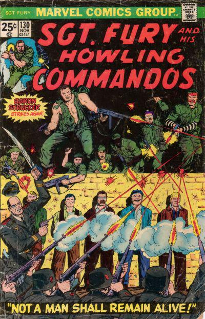 Sgt. Fury and His Howling Commandos #130 (1975) Prices | Sgt. Fury and ...