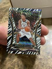 Malcolm Brogdon [Zebra Prizm] #115 Basketball Cards 2019 Panini Select Prices