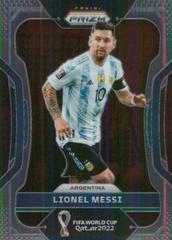 Lionel Messi #7 Soccer Cards 2022 Panini Prizm World Cup Prices