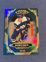 Mathew Barzal [Blue] Hockey Cards 2020 Upper Deck Stature Prices